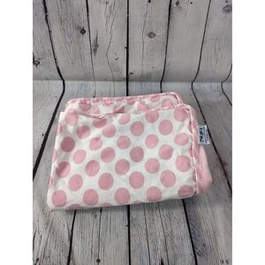 Nojo Pink Polka Dot Blanket Crib Blanket